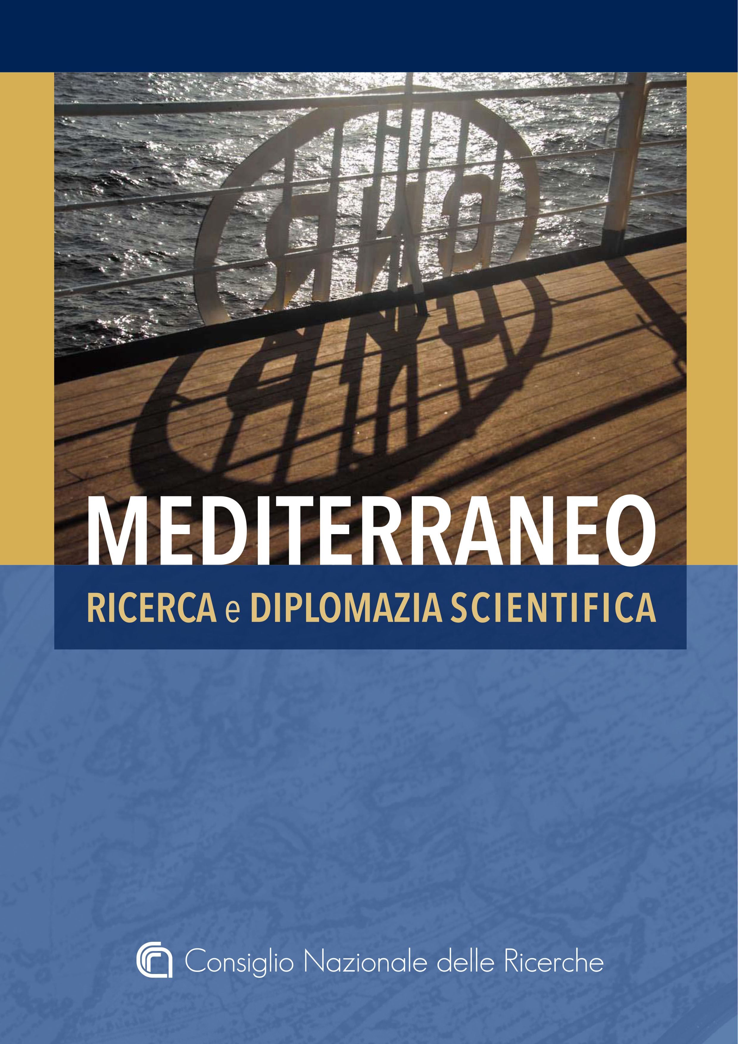 Copertina Libro 'Mediterraneo - Ricerca e Diplomazia scientifica'