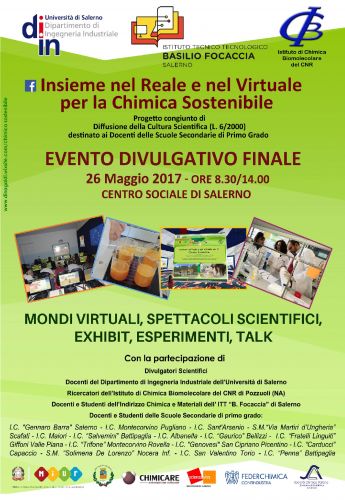 26 maggio_Insieme nel Reale e nel Virtuale per la Chimica Sostenibile