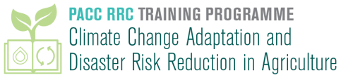 Training programme on climate change adaptation and disaster risk reduction in agriculture (Pacc-Rcc)