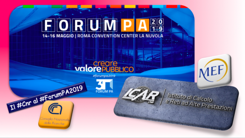 Cnr al Forum PA dal 14 al 16 maggio 2019