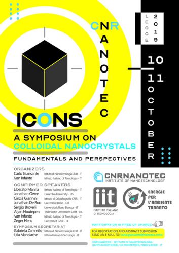 ICONS: a symposium on Colloidal Nanocrystals