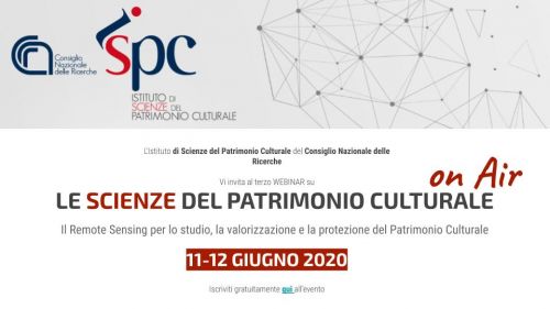 L'invito al Webinar Remote Sensing