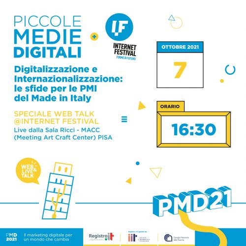 PMD 2021 a Internet Festival