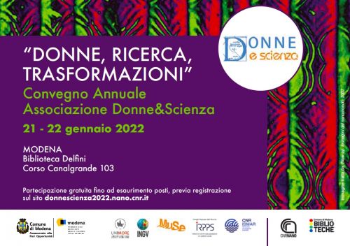 cartolina convegno Donne & Scienza