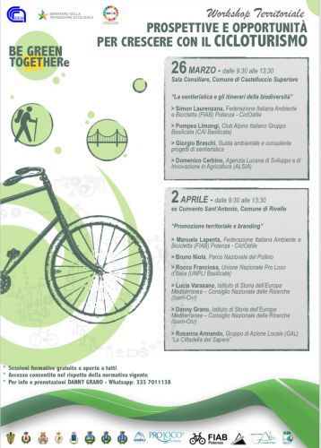 Locandina workshop 26 marzo e 2 aprile