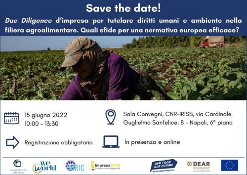 Save the date con link per la registrazione