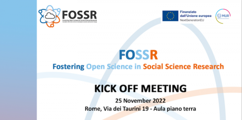 FOSSR, Fostering Open Science in Social Science Research