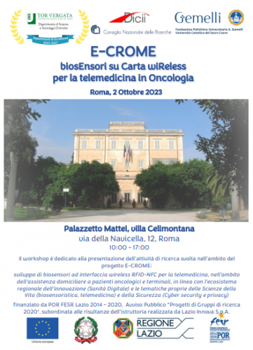 Locandina Workshop E-CROME