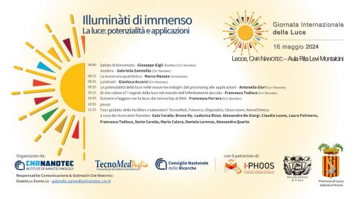 Illuminàti di immenso. La luce: potenzialità e applicazioni