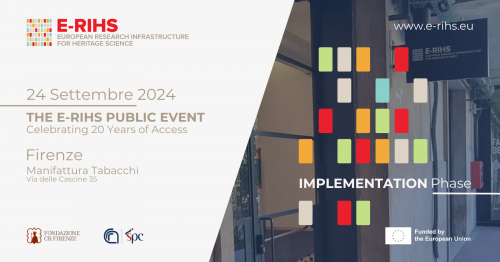 The E-RIHS Public Event, 24 settembre 2024 - Firenze