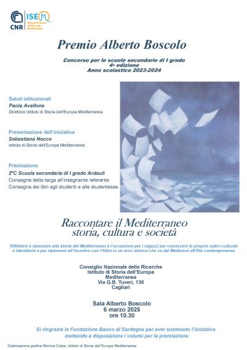 Locandina Premio Boscolo
