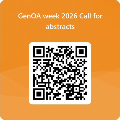 GenOA Week QR Code Call for Abstracts