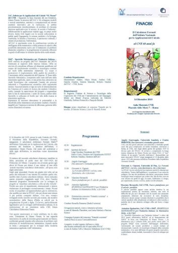 Brochure evento FINAC60
