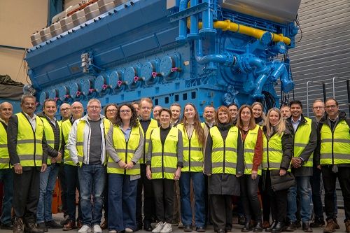 Consortium visit to Bergen Engines