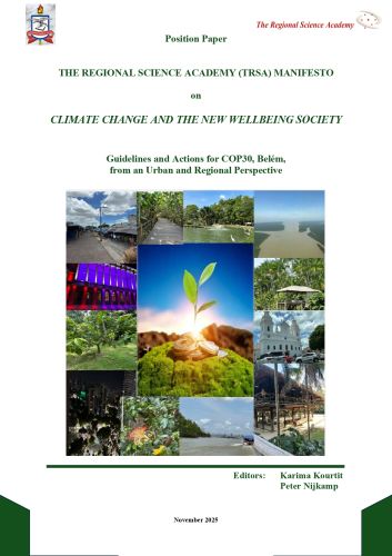  Regional Science Academy (TRSA) Manifesto on Climate Change and the New Wellbeing Society