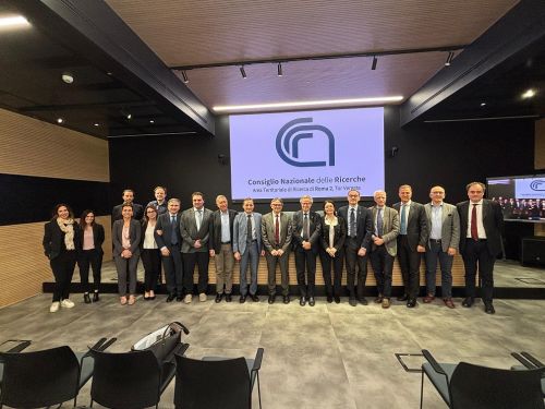 Visita del Presidente del Cnr Andrea Lenzi presso l'Area Territoriale di ricerca di Roma Tor Vergata / 1