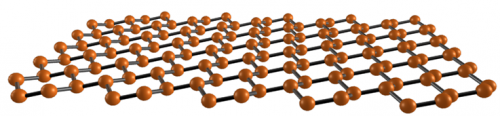 Reticolo cristallino del silicene (L. Tao, et al., Nat. Nano. 10, 227 (2015))