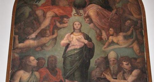 La pala d'altare 'Immacolata Concezione' del Bronzino
