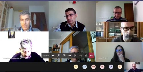 Screenshot del meeting