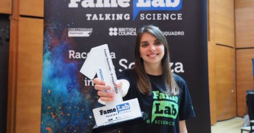 Verona Grieco, tra i vincitori di FameLab 2019
