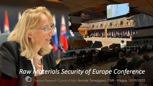 Armida Torreggiani - Cnr-Isof - Raw Materials Security of Europe Conference a Praga