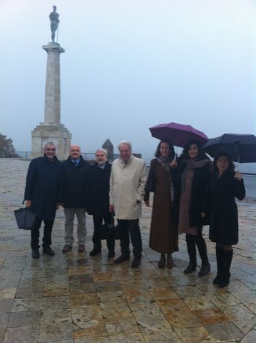 Delegazione missione Belgrado