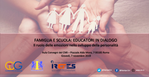 Famiglia e scuola: educatori in dialogo. Il ruolo delle emozioni nello sviluppo della personalità
