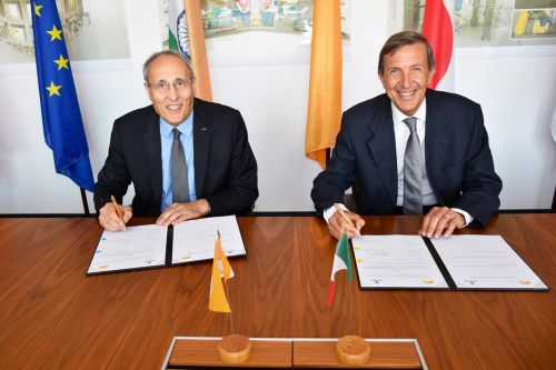  Bernard Bigot, Direttore generale dell'ITER e Francesco Gnesotto, Presidente del Consorzio RFX
