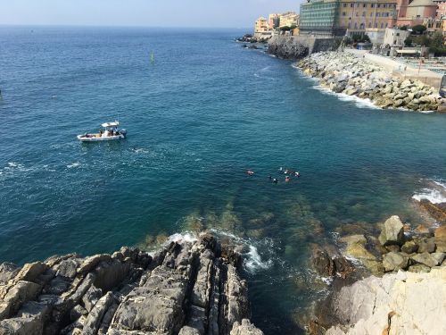La scogliera di Nervi (Genova)