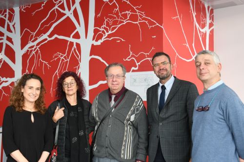 da sinistra, Sakura Pascarelli, Maria Novella Piancastelli, Alfonso Franciosi, Stefano Fabris e Giacomo Ghiringhelli