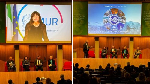 Antartide: 40 anni di ricerca italiana_Ministro Bernini