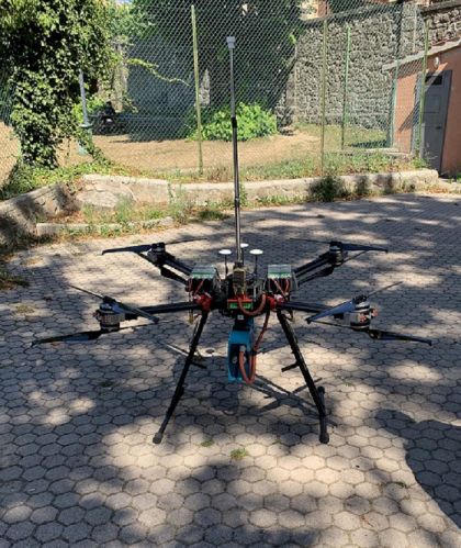 Immagine del detector associato al drone