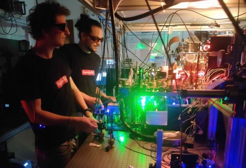 L'apparato sperimentale con cui è stata effettuata la misurazione (Credits: Unifi)