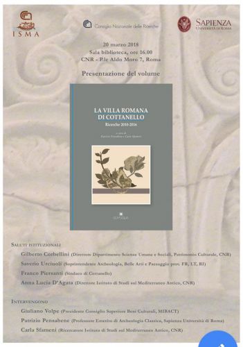 Presentazione del Volume 'La Villa Romana di Cottanello'