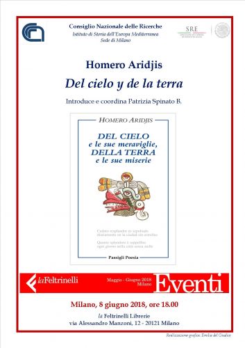 La locandina dell'evento, a cura di Emilia del Giudice