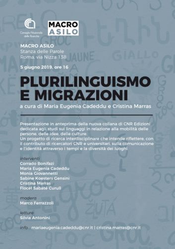 Plurilinguismo e migrazioni - programma