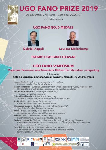 Premio Ugo Fano 2019