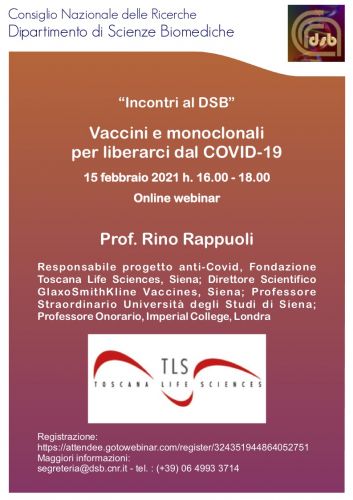 Locandina Seminario prof. Rappuoli