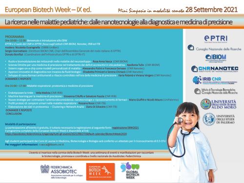 La ricerca nelle malattie pediatriche: dalle nanotecnologie alla diagnostica e medicina di precisione