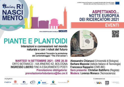 Locandina dell'evento: Piante e Plantoidi