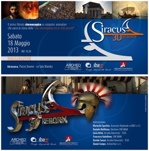 Invito alla prima della proiezione del filmato