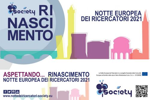 banner della Notte Europea dei Ricercatori a Bologna, edizione 2021