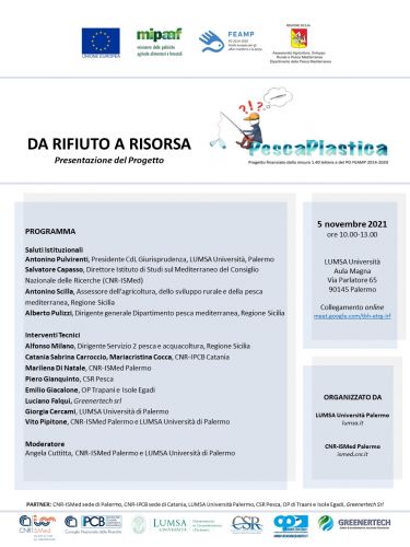 Locandina e programma del convegno di presentazione