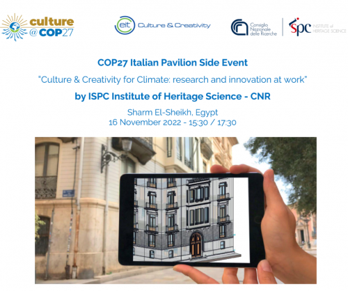COP27 Italian Pavilion Event