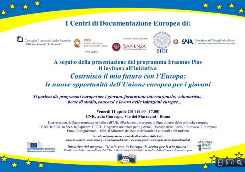 Costruisco il mio futuro con l'Europa