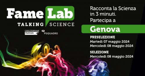 Locandina FameLab Genova