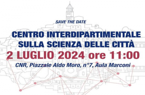Nasce il Centro Interdipartimentale sulla Scienza delle Città