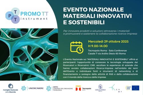 Evento PROMO-TT MATERIALI INNOVATIVI E SOSTENIBILI