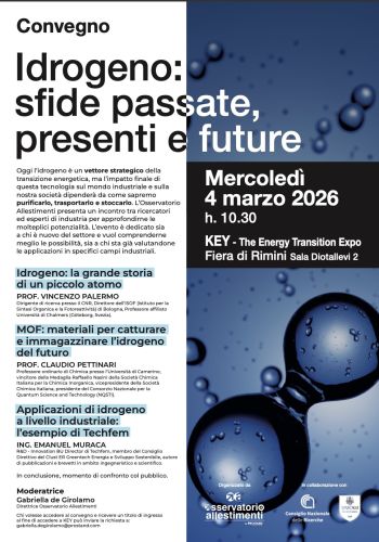 Locandina convegno KEY idrogeno