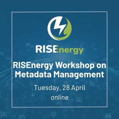 RISEnergy Workshop on Metadata Management - 28 April